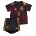 Germany Leon Goretzka #8 Replica Away Stadium Kit for Kids World Cup 2022 Short Sleeve (+ pants)